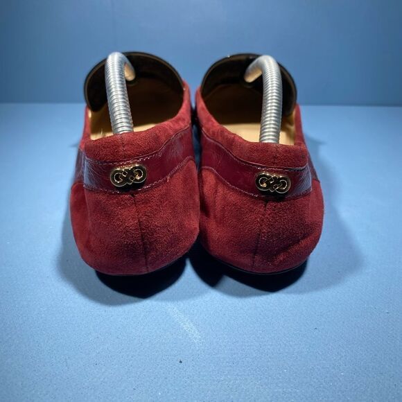Cole Haan N3632 Women's Red Avery Patent Leather Ballet Flats Size 6,5 - Picture 5 of 8